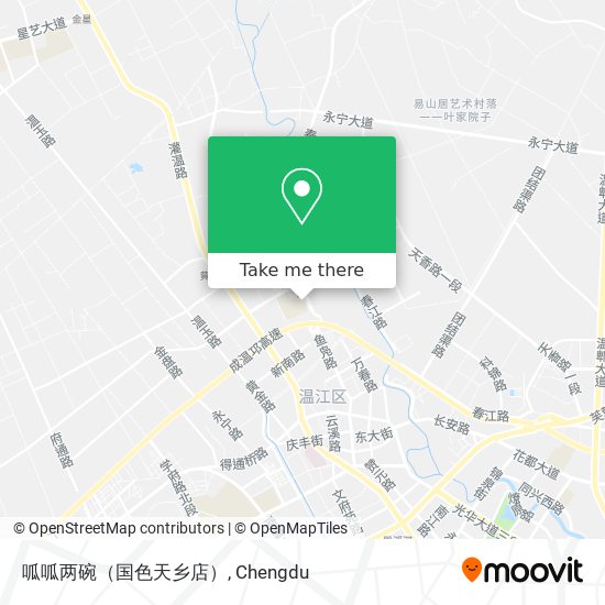 呱呱两碗（国色天乡店） map