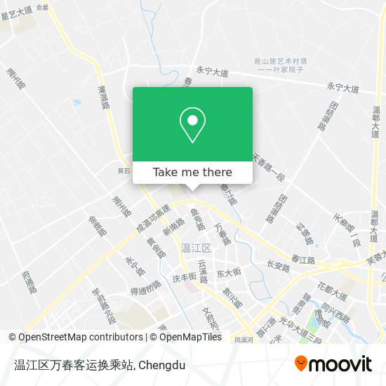温江区万春客运换乘站 map