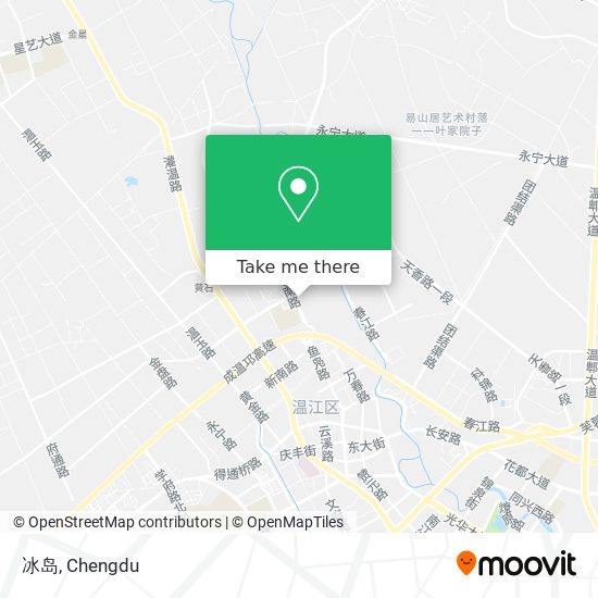 冰岛 map