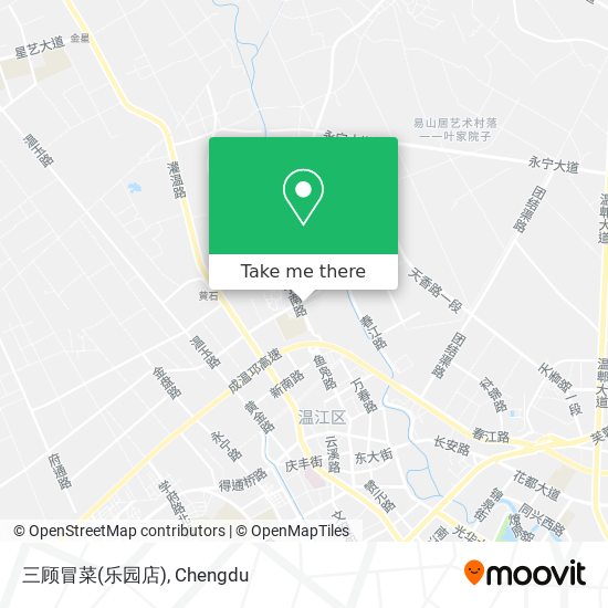 三顾冒菜(乐园店) map