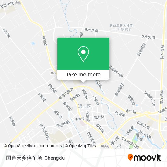 国色天乡停车场 map