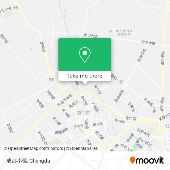 成都小馆 map