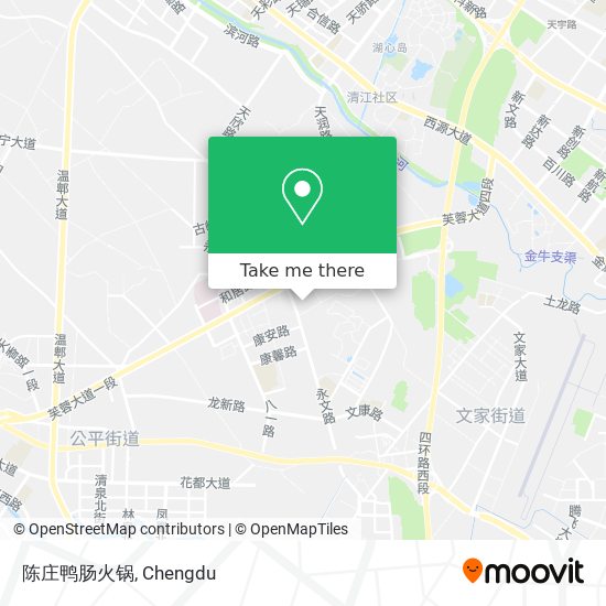 陈庄鸭肠火锅 map