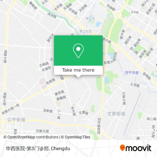 华西医院-第3门诊部 map