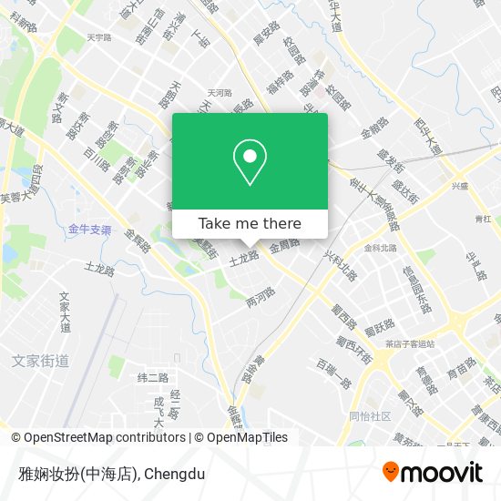 雅娴妆扮(中海店) map