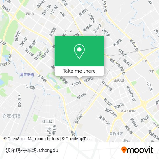 沃尔玛-停车场 map