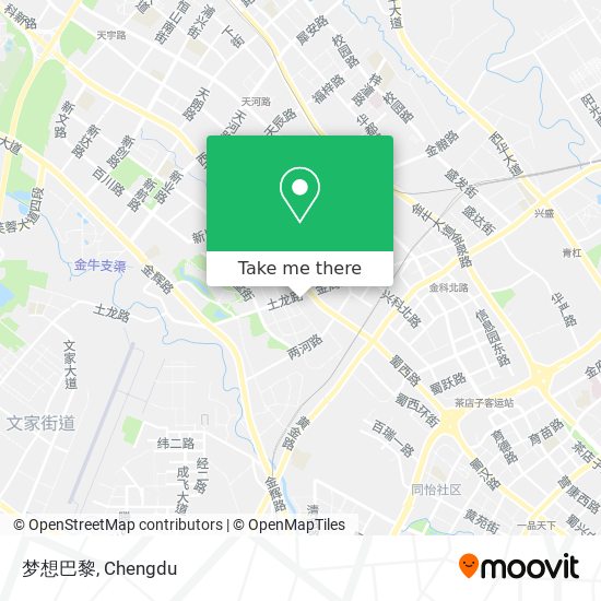 梦想巴黎 map