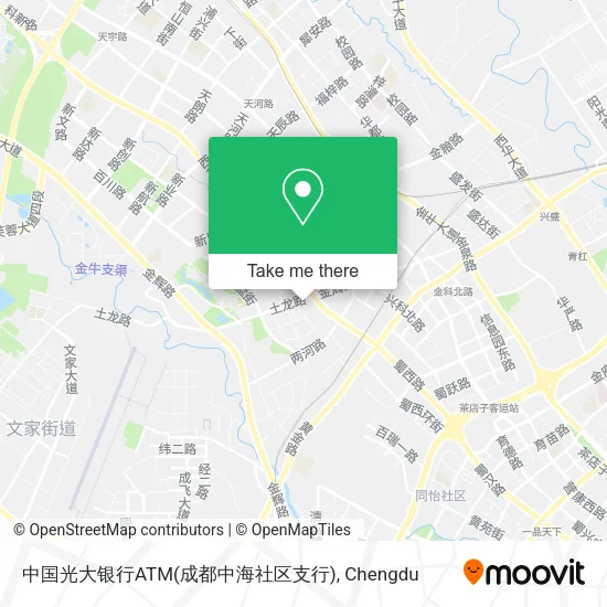 中国光大银行ATM(成都中海社区支行) map