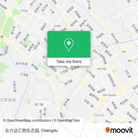 合力达汇西生态园 map