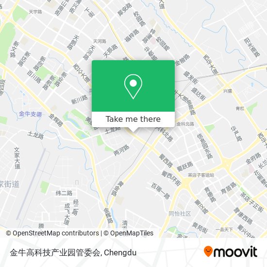 金牛高科技产业园管委会 map