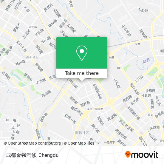 成都金强汽修 map