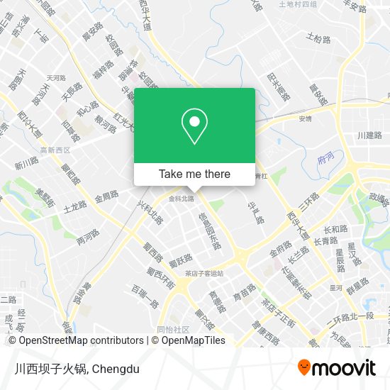 川西坝子火锅 map