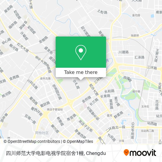 四川师范大学电影电视学院宿舍1幢 map
