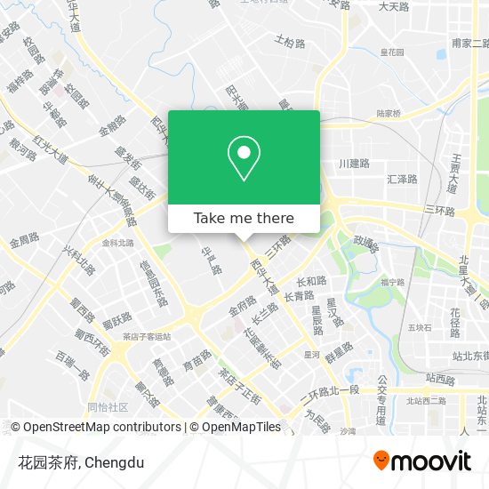 花园茶府 map