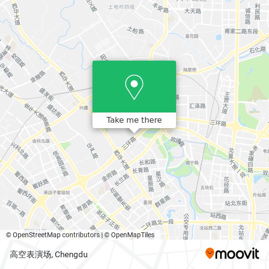 高空表演场 map