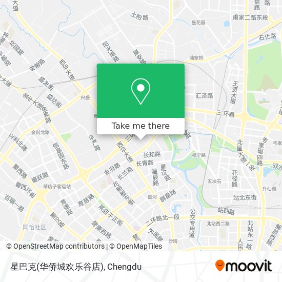 星巴克(华侨城欢乐谷店) map