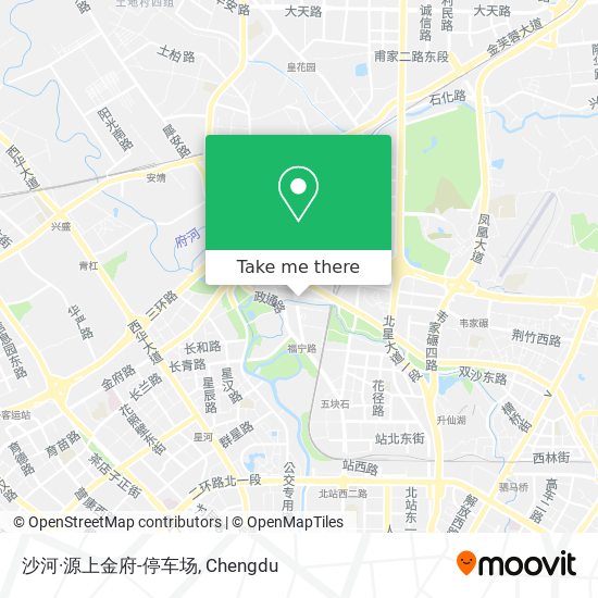 沙河·源上金府-停车场 map
