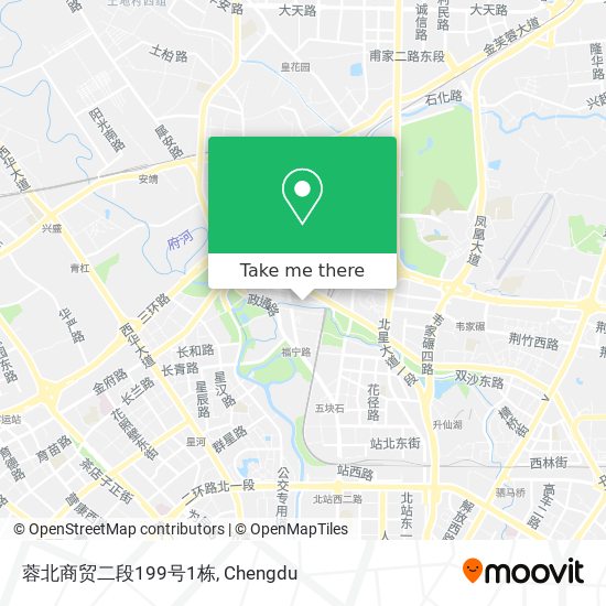 蓉北商贸二段199号1栋 map