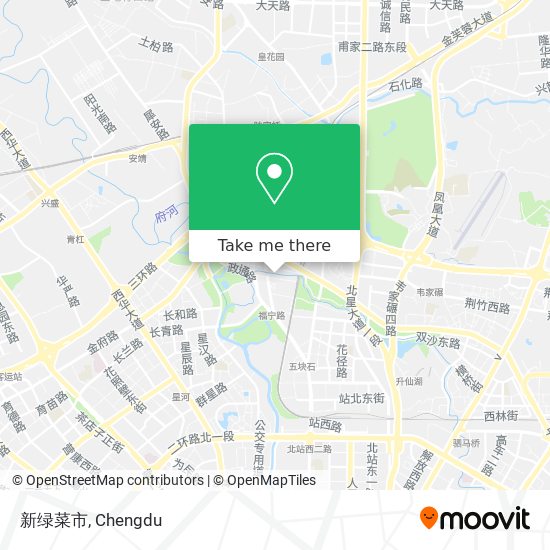 新绿菜市 map