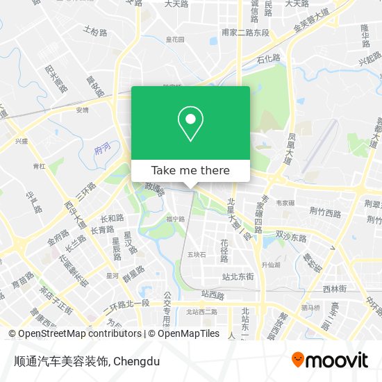 顺通汽车美容装饰 map