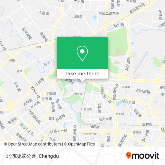 北湖凝翠公园 map