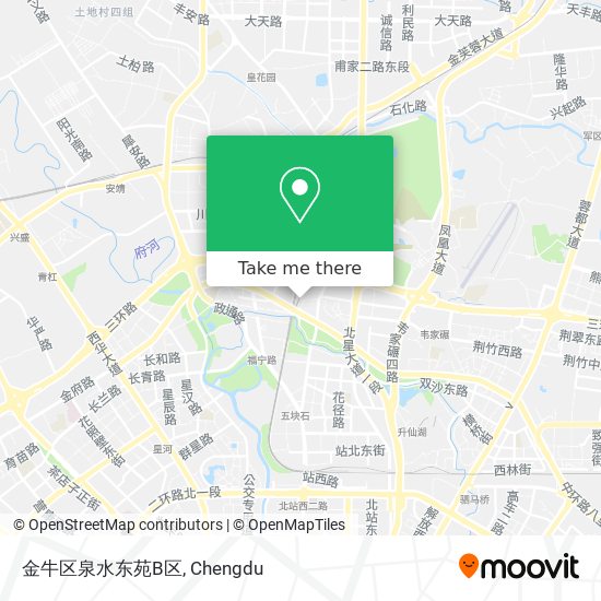 金牛区泉水东苑B区 map