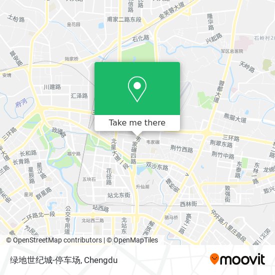 绿地世纪城-停车场 map