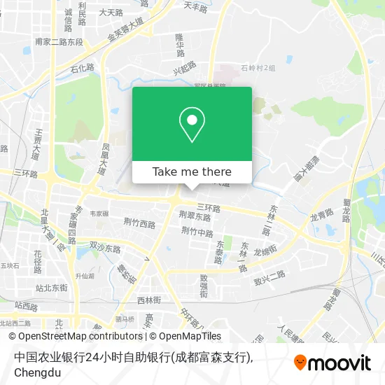 中国农业银行24小时自助银行(成都富森支行) map