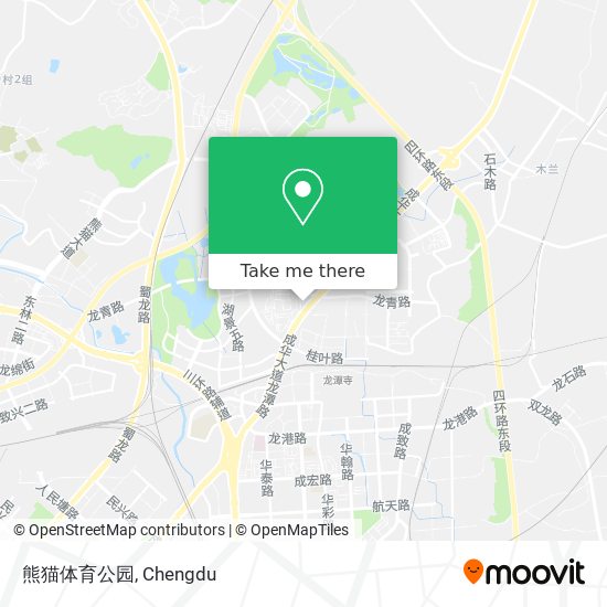 熊猫体育公园 map