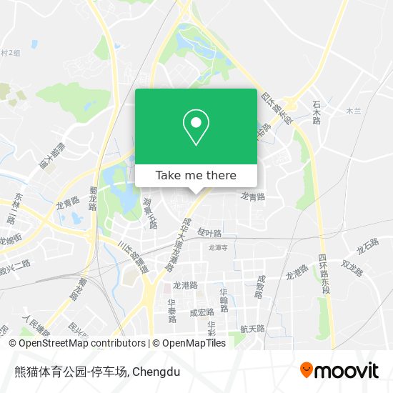 熊猫体育公园-停车场 map