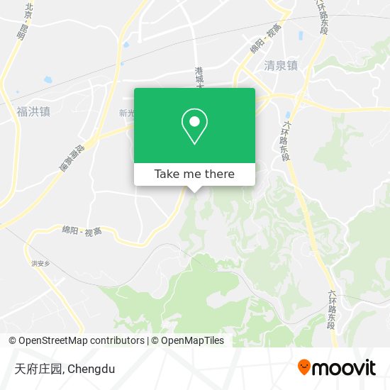天府庄园 map