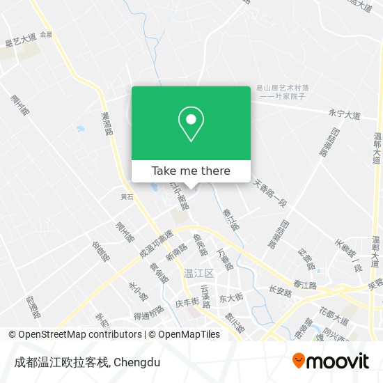 成都温江欧拉客栈 map