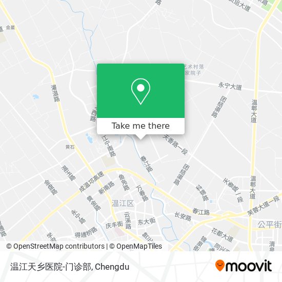 温江天乡医院-门诊部 map