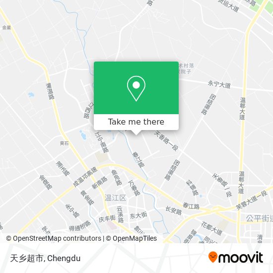 天乡超市 map