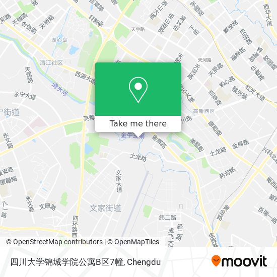 四川大学锦城学院公寓B区7幢 map