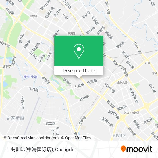 上岛咖啡(中海国际店) map