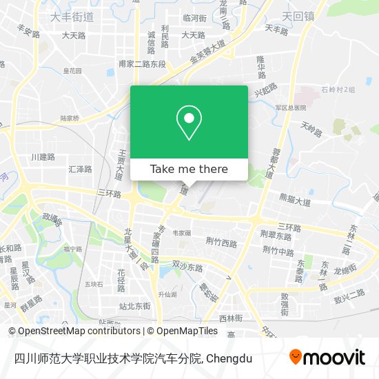 四川师范大学职业技术学院汽车分院 map