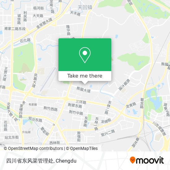 四川省东风渠管理处 map