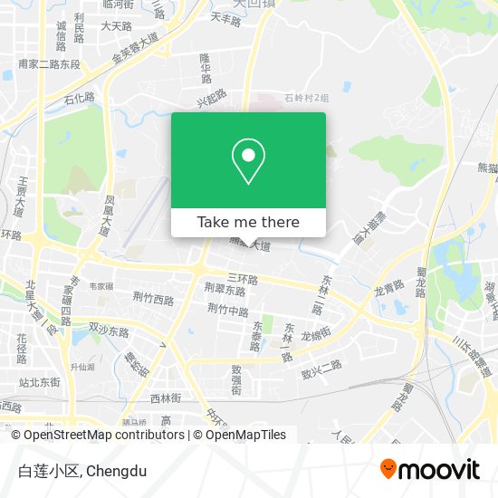 白莲小区 map