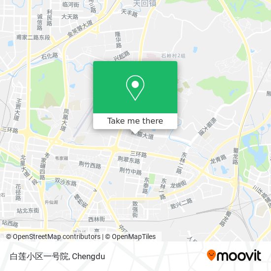 白莲小区一号院 map