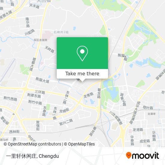 一里轩休闲庄 map