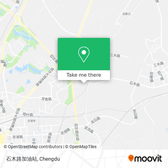 石木路加油站 map