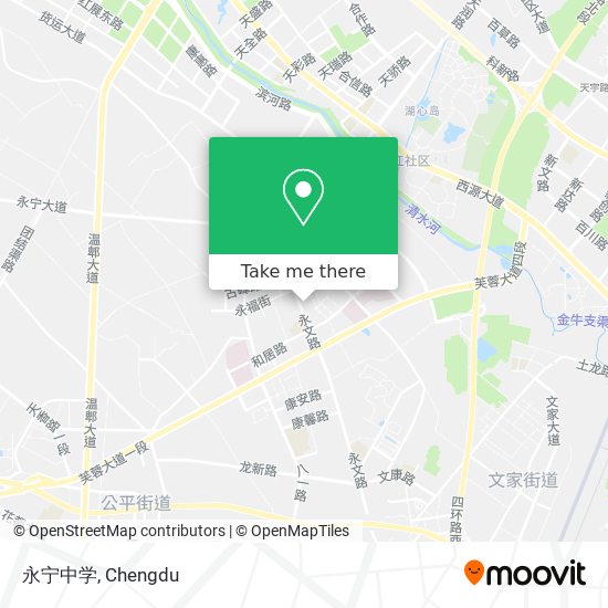 永宁中学 map