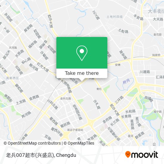 老兵007超市(兴盛店) map