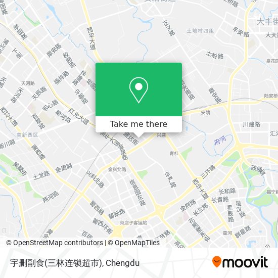 宇删副食(三林连锁超市) map