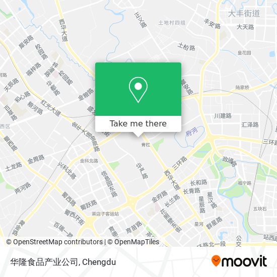 华隆食品产业公司 map