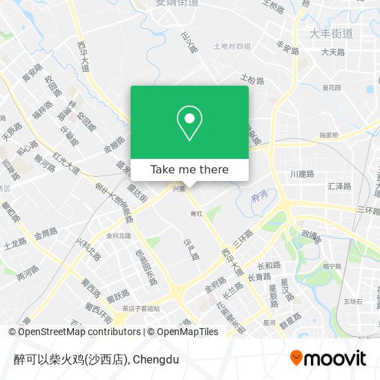 醉可以柴火鸡(沙西店) map