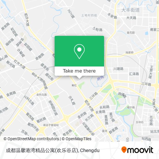 成都温馨港湾精品公寓(欢乐谷店) map