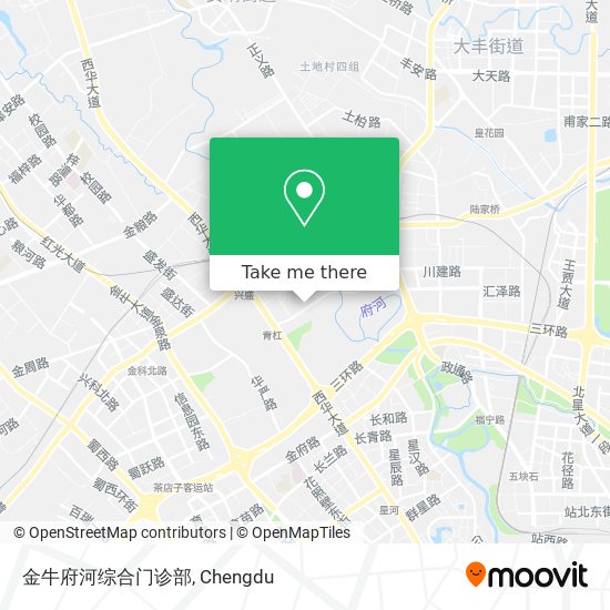 金牛府河综合门诊部 map