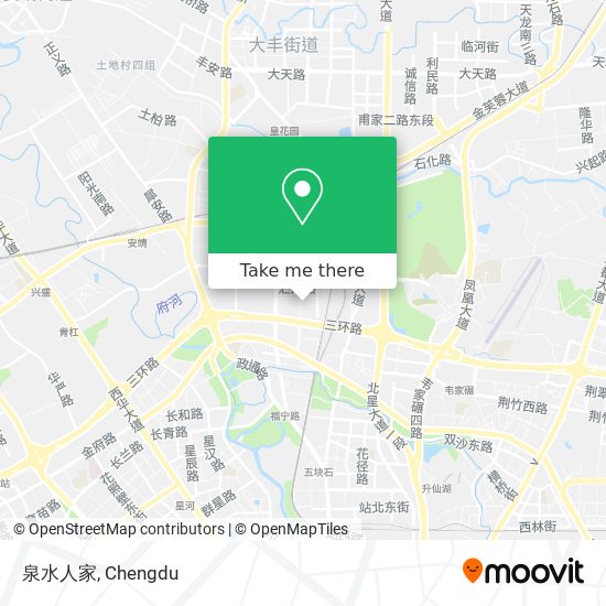 泉水人家 map